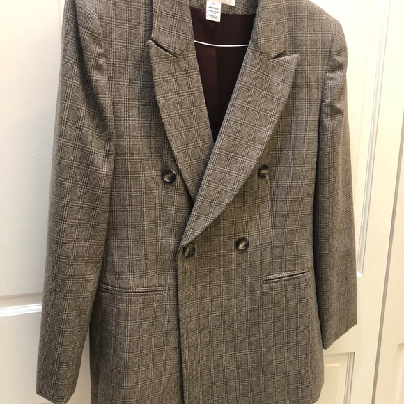 Jones New York Blazer Double breasted 8 petite made in USA beautiful! 100% wool - Picture 3 of 10